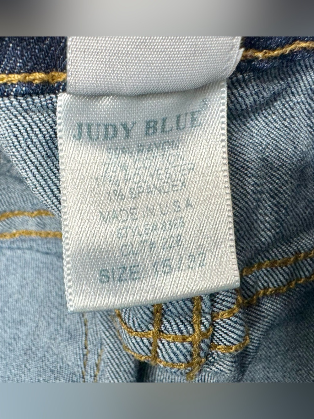 Judy Blue Jeans Womens 15/32 Blue High Rise Skinny Fit Stretchy Waist - Picture 5 of 12